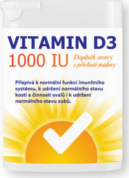 Vitamin D3 1000 IU tbl.60