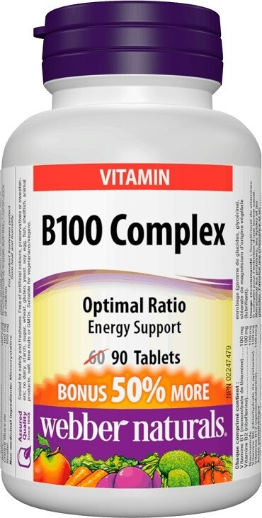 Webber Naturals B100 Complex tbl.90