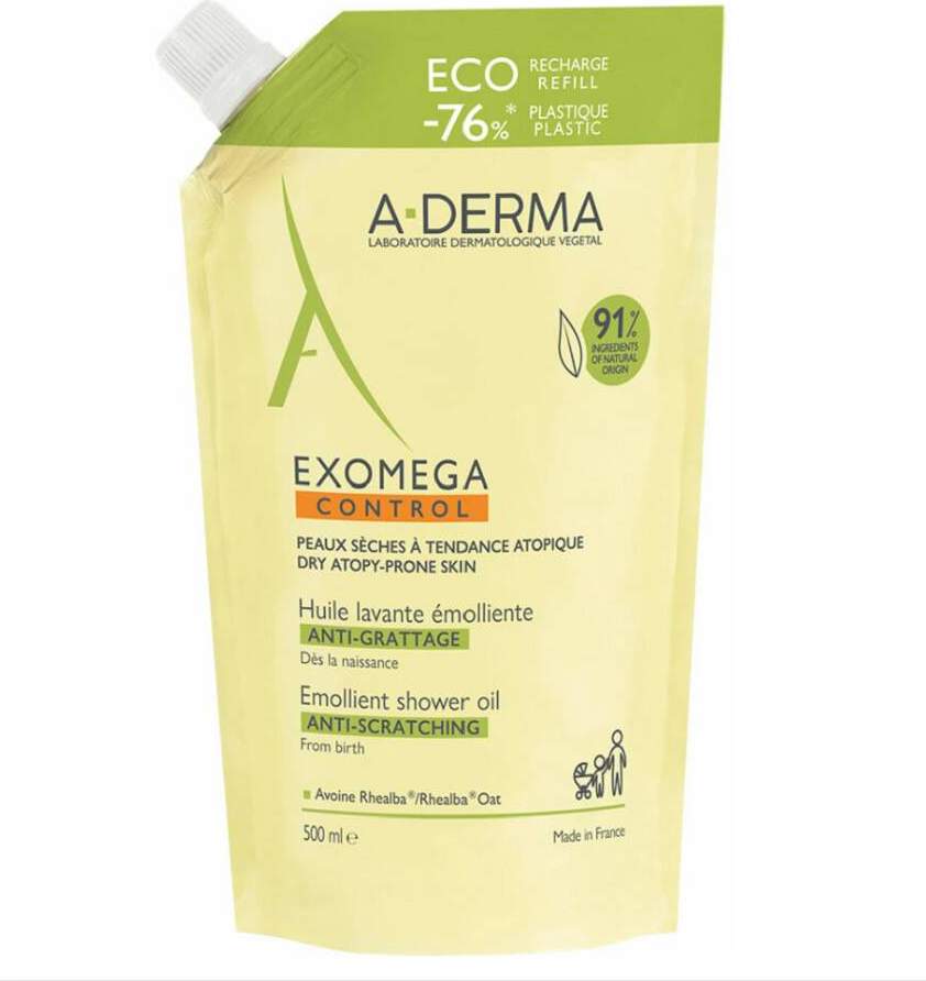 A-DERMA Exomega CONTROL Sprch.olej 500ml ECO náplň