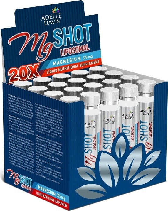 Adelle Davis MgSHOT Liposomal Magnesium 20x25ml