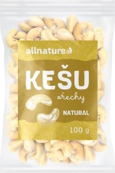 Allnature Kešu jádra 100g