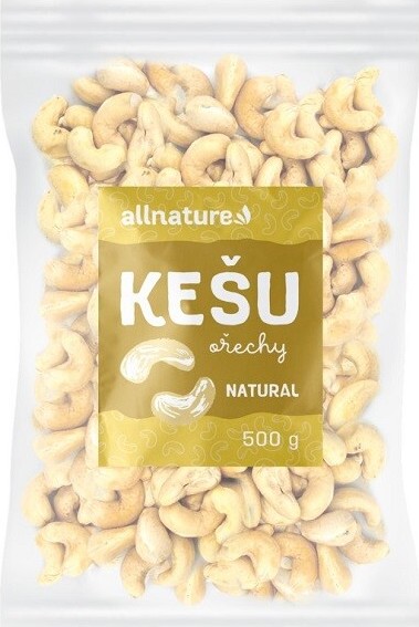 Allnature Kešu jádra 500g