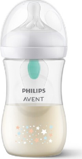 Avent Philips láhev Natural Response s ventilem AirFree medvěd 260 ml bílá