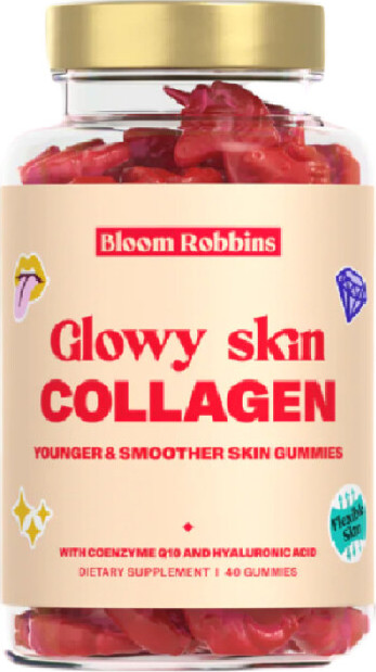 Bloom Robbins GLOWY SKIN COLLAGEN - vitamíny pro zlepšení pleti s kolagenem gumídci 40ks