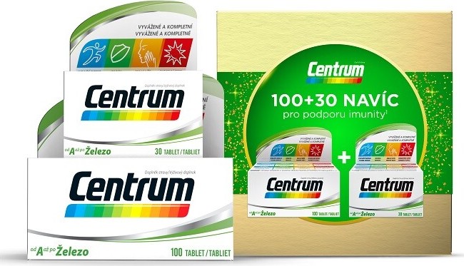 Centrum AZ 100+30 tablet vánoční dárkové balení