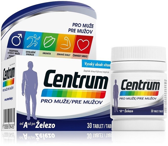 Centrum multivitamín pro muže 30 tablet