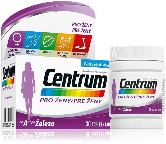 Centrum multivitamín pro ženy 30 tablet