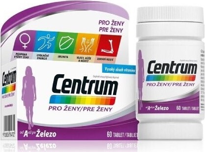 Centrum multivitamin pro ženy 60 tablet