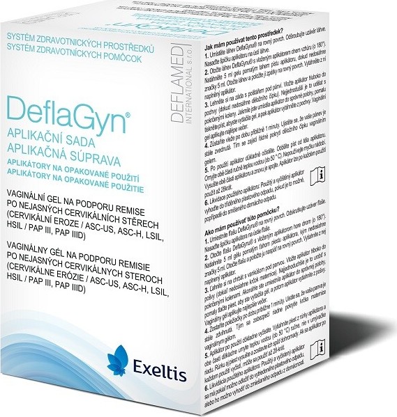 DeflaGyn aplikační sada 2 aplikátory + gel 150ml