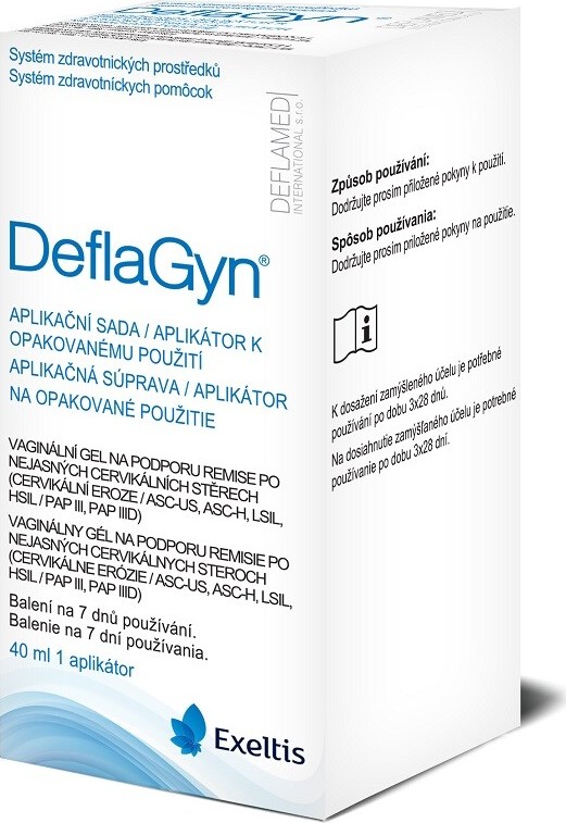 DeflaGyn Vaginální gel 40 ml aplikační sada