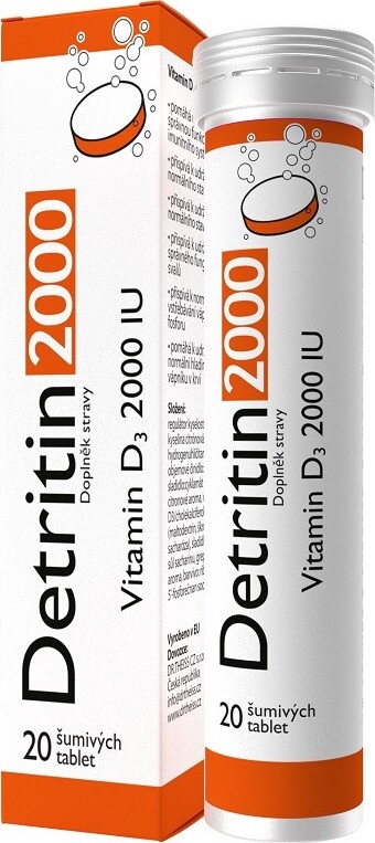 Detritin 2000 IU Vitamin D3 60 tablet