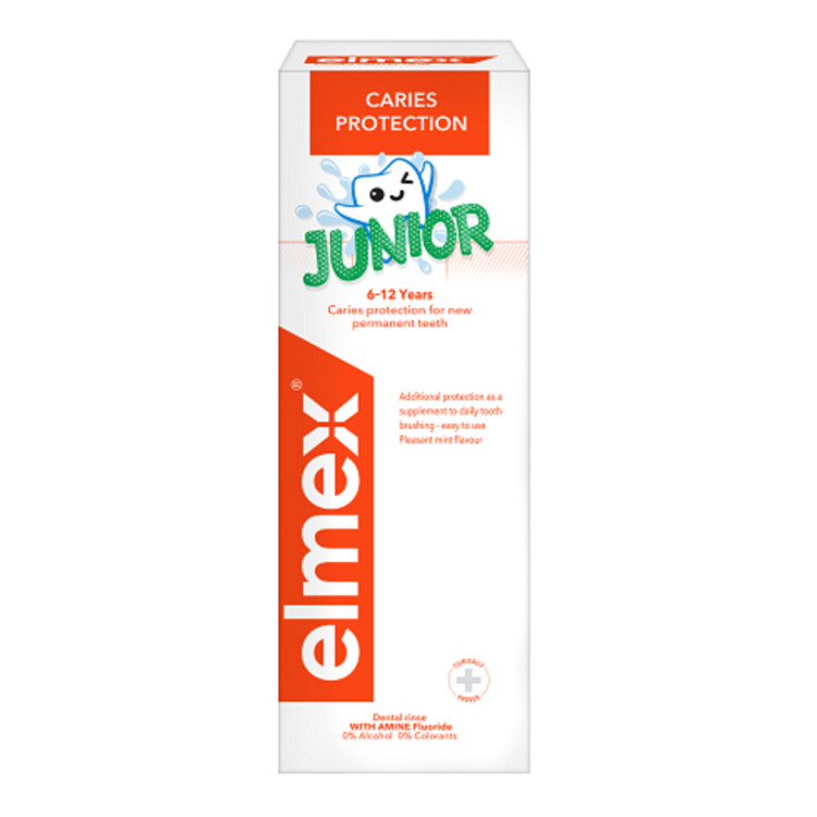 Elmex Junior ústní voda 400 ml