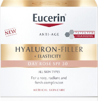 Eucerin Hyaluron-Filler+Elasticity Denní krém Rosé SPF30 50 ml