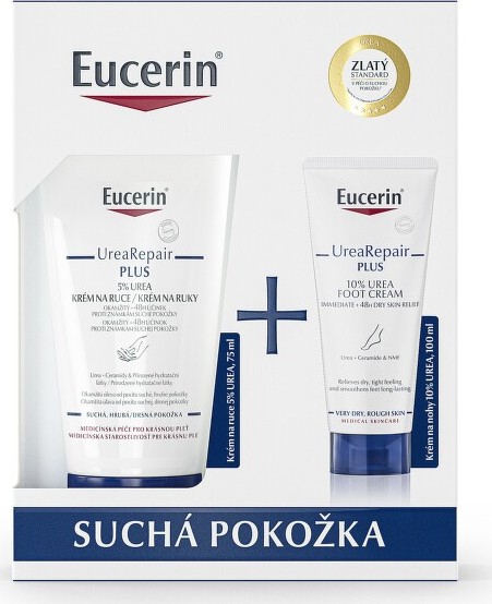 Eucerin Urea Repair krém na ruce 75 ml + krém na nohy 100 ml dárková sada