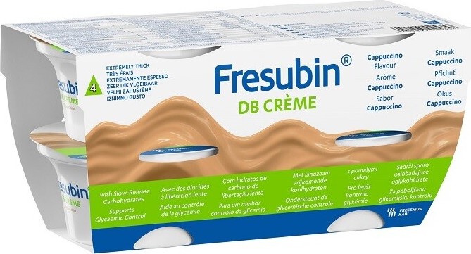 FRESUBIN DB CREME PŘÍCHUŤ CAPPUCCINO POR SOL 4X200G