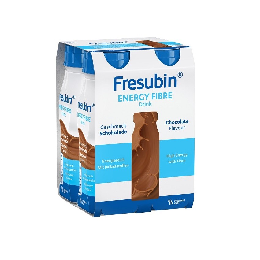 FRESUBIN ENERGY FIBRE ČOKOLÁDA POR POR SOL 4X200ML