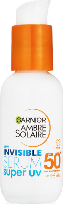 Garnier Ambre Solaire Super UV Invisible Serum SPF50+ opalovací sérum na obličej 30 ml