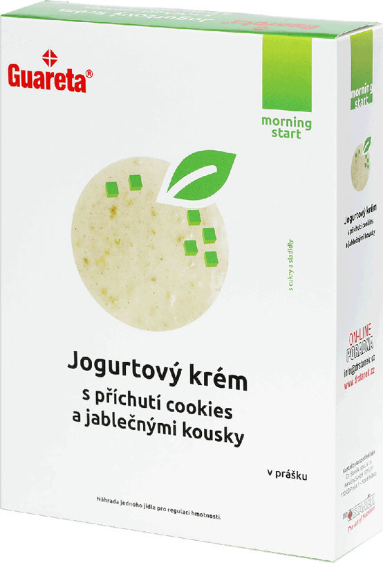 Guareta jogurtový krém v prášku cookies jablko 3 x 54 g