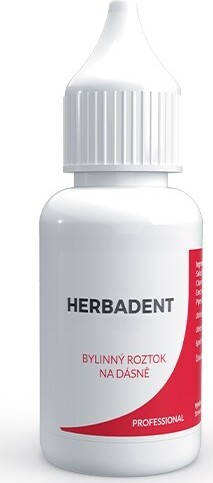 HERBADENT PROFESSIONAL bylinný roztok na dásně 25ml