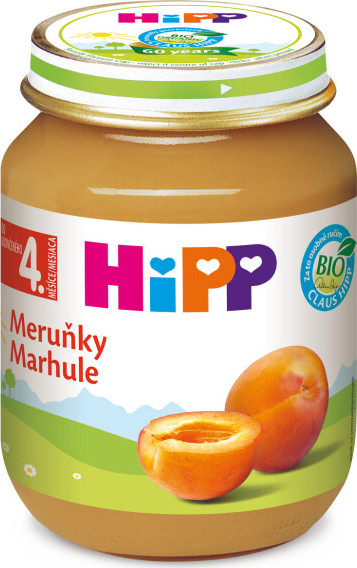 HiPP Meruňky BIO 4/6m 125g