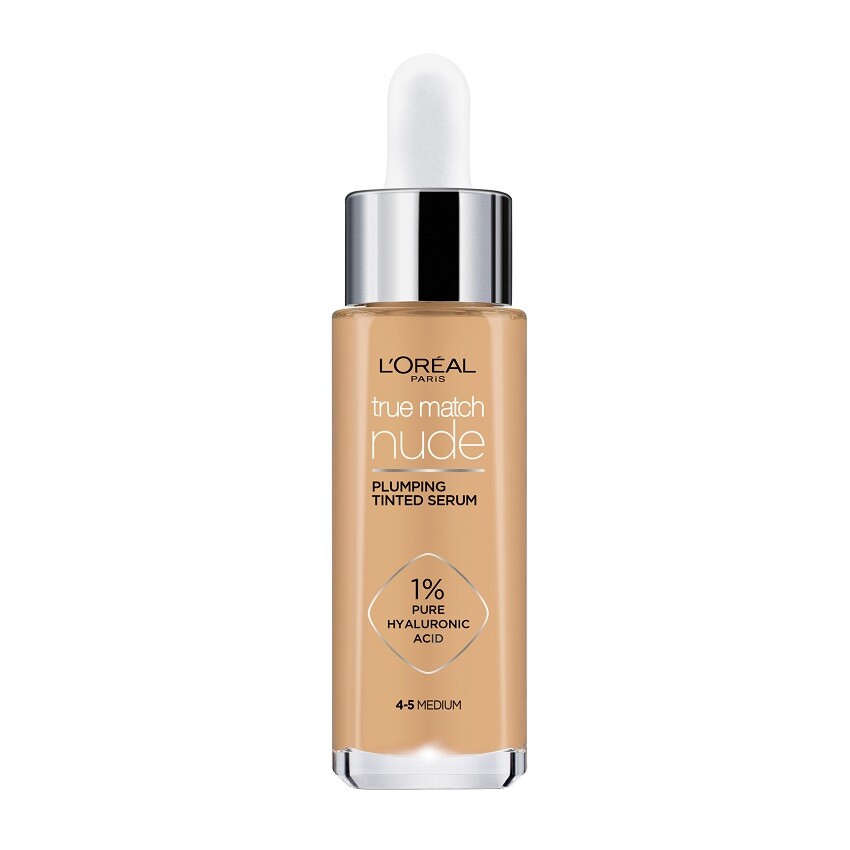 L'Oréal Paris Tónující sérum True Match Nude Plumping Tinted Serum 4-5 Medium 30 ml