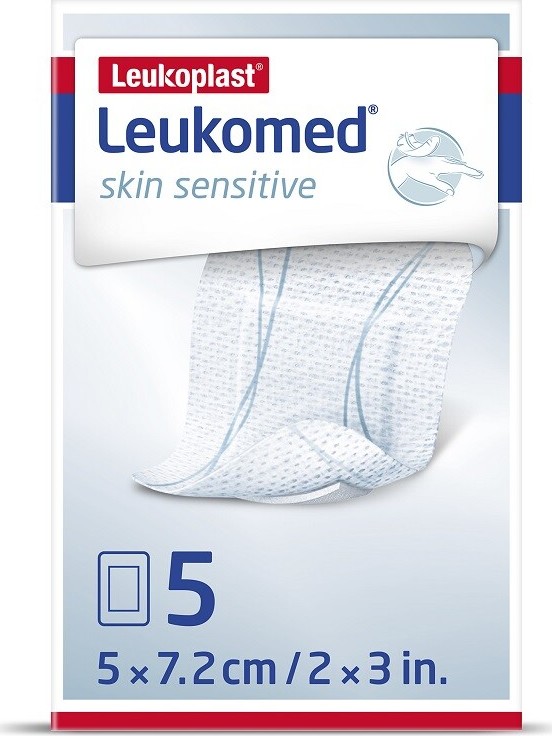 LEUKOMED SKIN SENSITIVE STERILE 5X7