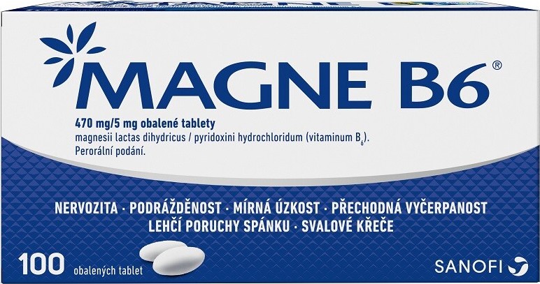 MAGNE B6 470MG/5MG TBL OBD 100