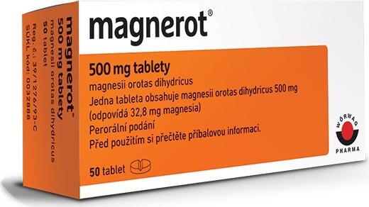 MAGNEROT POR 500MG TBL NOB 50 I