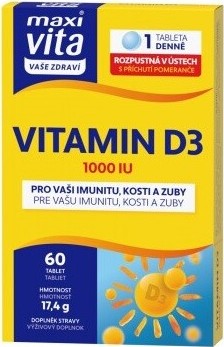 Maxi Vita Vitamin D3 1000IU 60 tablet