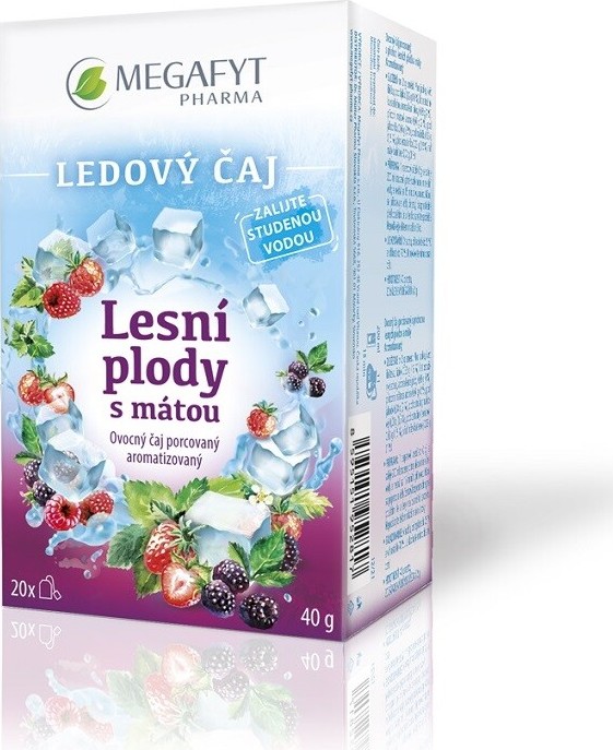 Megafyt Ledový čaj Lesní plody s mátou 20x2g