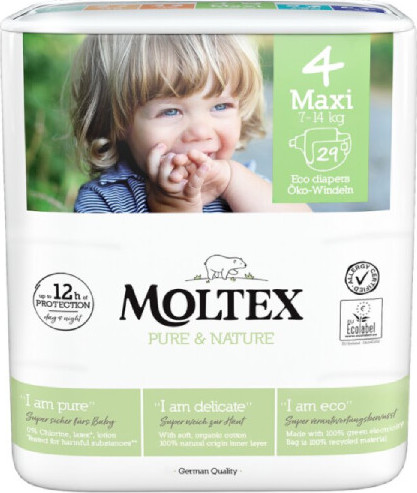 Moltex Pure&Nature plenky Maxi 7-14kg 29ks