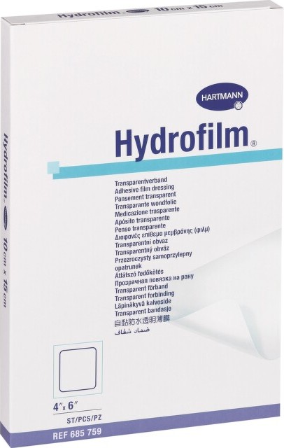 Náplast fixační HYDROFILM PLUS 9x10cm/5ks