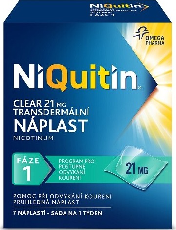 NIQUITIN CLEAR 21MG/24H TDR EMP 7 I