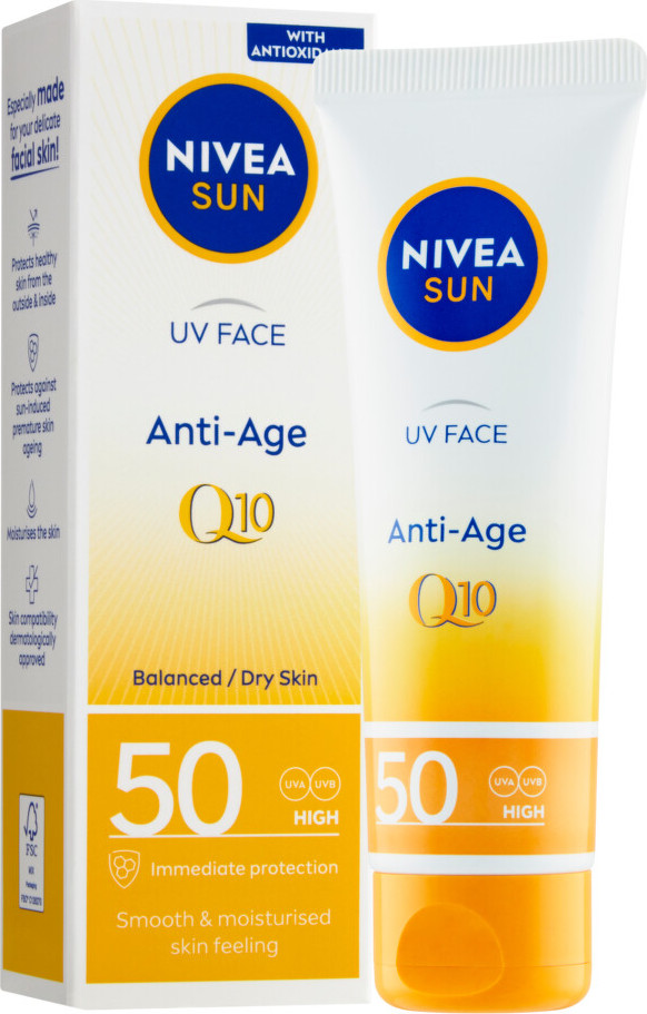 NIVEA SUN opal.krém pr.vráskám OF50 50ml 86086