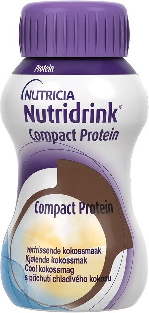 NUTRIDRINK COMPACT PROTEIN S PŘÍCHUTÍ CHLADIVÉHO KOKOSU POR SOL 4X125ML