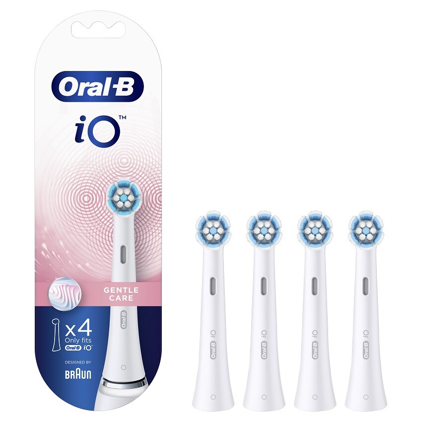 Oral-B iO Gentle Care White náhradní hlavice 4 ks