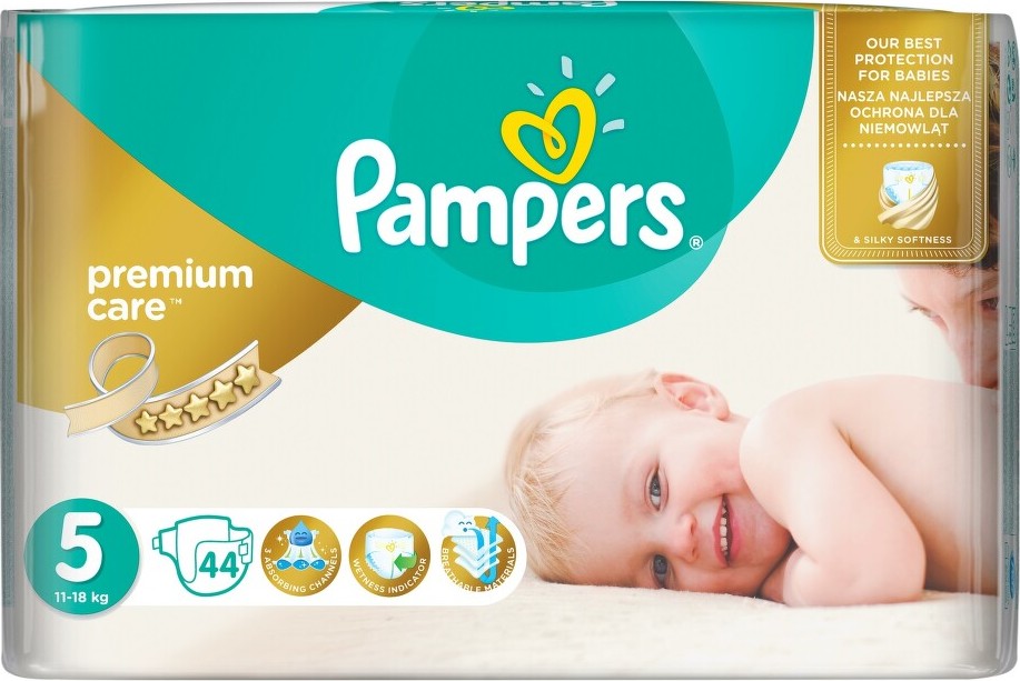 PAMPERS plenky Premium Care 5 Junior 44ks