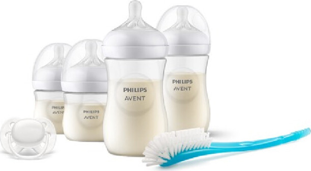 Philips Avent Novorozenecká startovní sada Anti-colic s ventilem AirFree + krém na bradavky 30 ml dárková sada