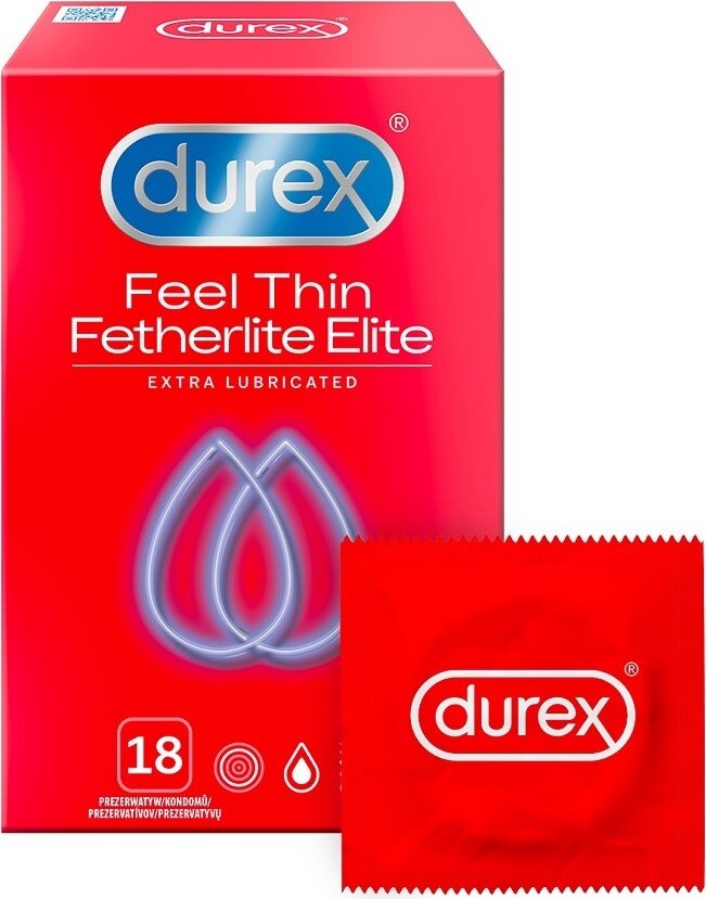 Prezervativ DUREX Feel Thin Extra Lubricated 18 ks