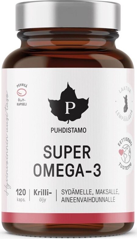 Puhdistamo Super Omega 3 cps.120