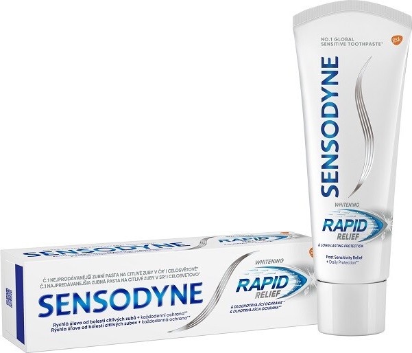 Sensodyne Rapid Whitening zubní pasta 75ml