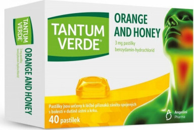 TANTUM VERDE ORANGE AND HONEY 3MG PAS 40