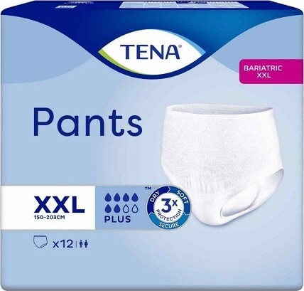 Tena Pants Plus Bariatric XXL 12 ks