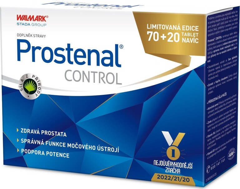 Walmark Prostenal Control 70+20 tablet navíc