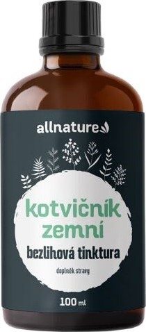 Allnature Kotvičník bezlihová tinktura 100ml