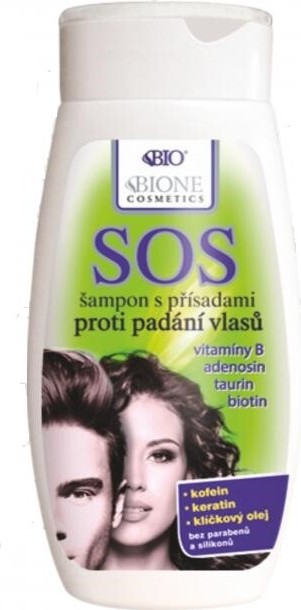 BC Bione Cosmetics SOS šampon proti padání vlasů 250 ml