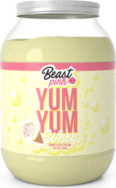 BeastPink Yum Yum Whey vanilla ice cream 1000g