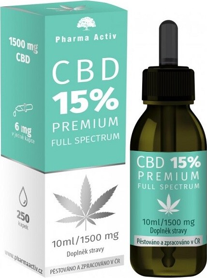 CBD 15% PREMIUM 1500mg Full Spectrum 10ml