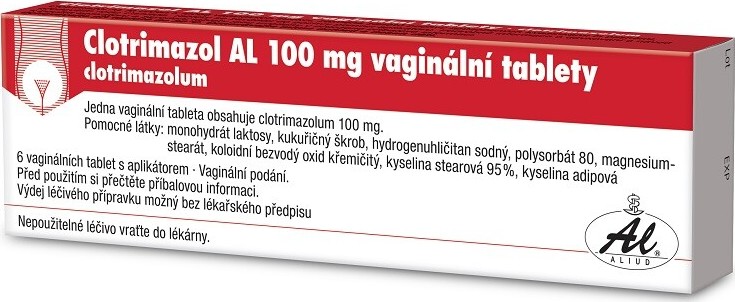 CLOTRIMAZOL AL 100MG VAG TBL NOB 6