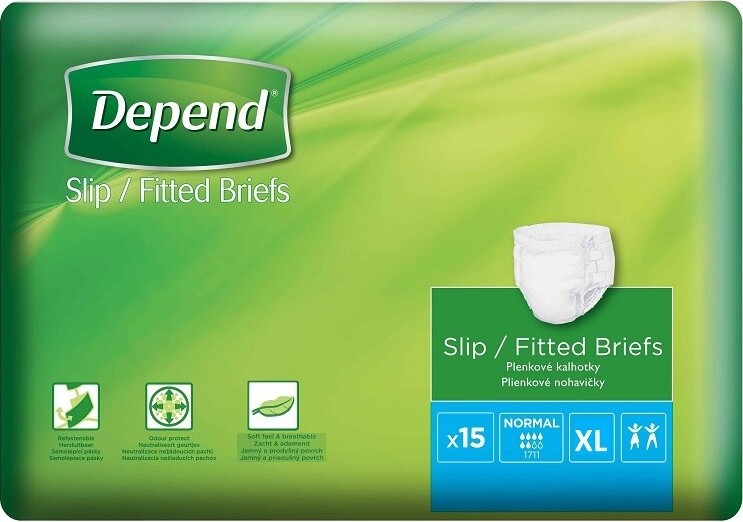 Depend Slip Normal inkontinenční kalhotky vel.XL 15ks